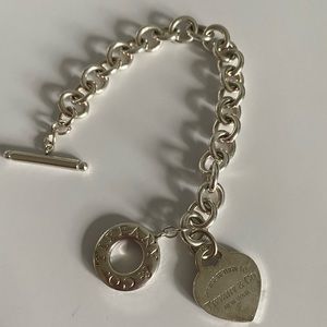 Return to Tiffany Heart Tag Toggle Bracelet